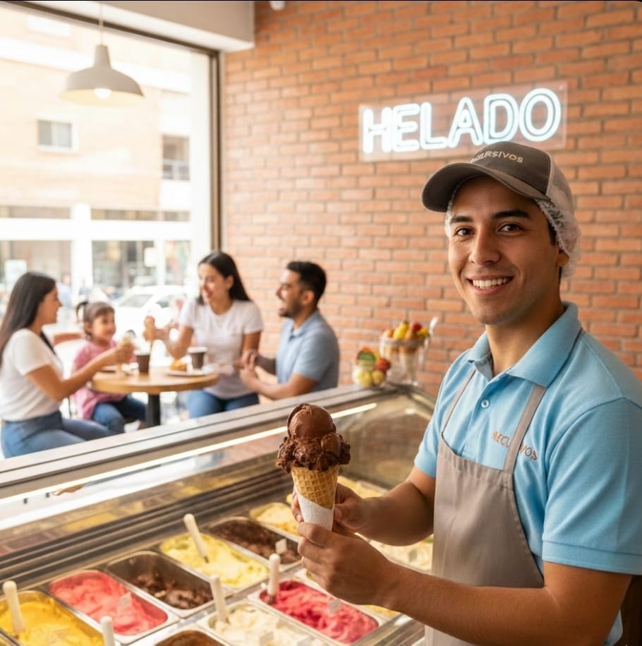 Vendedor de Mostrador para Experiencia en Heladería Artesanal​ Bogotá, Colombia